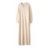 Women's Chinese Style Button Loose Knitted Wool Dress