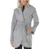 Marilyn Women's Wool Blend Double Face Belted Wrap Coat