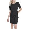 Women's Short Sleeve Mini Sheath Dress