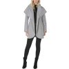 Marilyn Women's Wool Blend Double Face Belted Wrap Coat