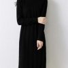 Women's Fall/Winter Wool Knitted Cheongsam Long-Sleeved Dress Elegant and Effortless