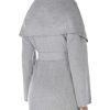 Marilyn Women's Wool Blend Double Face Belted Wrap Coat