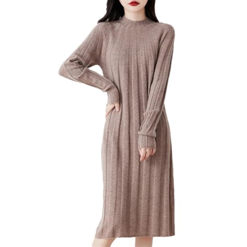 Women's Fall/Winter Wool Knitted Cheongsam Long-Sleeved Dress Elegant and Effortless
