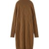 Women Wool Blend Sweater Dress Long Pullover Loose Turtle Neck Fall Winter Thick Knit Dress