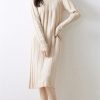 Women's Fall/Winter Wool Knitted Cheongsam Long-Sleeved Dress Elegant and Effortless