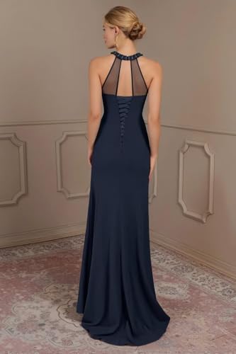 Chiffon Mother of The Bride Dresses for Wedding Lace Applique Long Formal Dresses for Women XOD0491