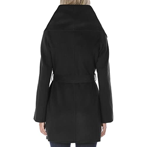Marilyn Women's Wool Blend Double Face Belted Wrap Coat