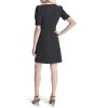 Women's Short Sleeve Mini Sheath Dress