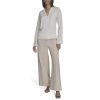 Womens Long Sleeve V-Neck Loose Fit Top