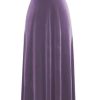 Flutter Sleeve Velvet Bridesmaids Dresses V Neck Women Wedding Long Bridesmaid Dresses for Fall
