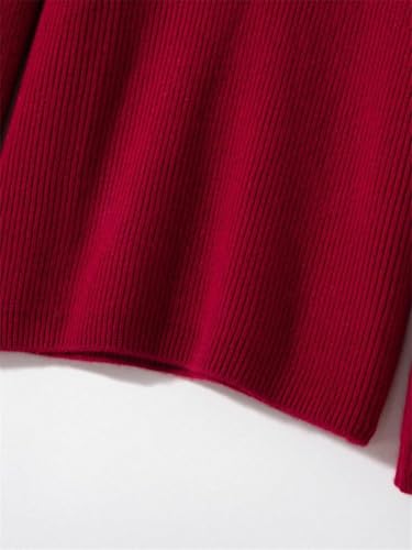 Women's Basic Long Sleeve 100 Percent Cashmere Turtleneck Pullover Fall Winter Thick Warm Sweater