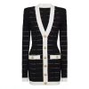 Women's Knit Shift Dress – V-Neck Slim Design, European Winter Minimalist