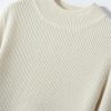 Women's Versatile 100 Percent Cashmere Mock Neck Pullover Fall Winter Slim Basic Soft Warm Sweater