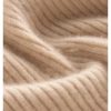 Women's Wool Mid Length Half High Collar Waist Knitted Warm Wrap Hip One Step Dress for Fall Winter