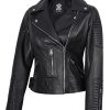 Premium Asymmetrical Women Leather Jackets - Real Lambskin Stylish Leather Jacket Womens For All Seasons