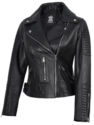Premium Asymmetrical Women Leather Jackets - Real Lambskin Stylish Leather Jacket Womens For All Seasons