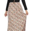 Women's Long Sleeves Maxi Dress Plain Empire Waist Casual Dress Loose Fall/Winter Dresses with Pockets