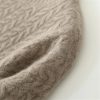 Women's Wool Dress Twist Flower Pullover Loose Cashmere Sweater Fashion Fall Winter Long Sleeve Skirts