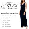 Womens Long Velvet Off The Shoulder Fit and Flare Holiday Dress, Formal Gown (Petite and Regular Sizes)