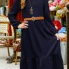 Tween Girls 2025 Fall Dresses Kids Rib Knit Dress Size 6-15 Years