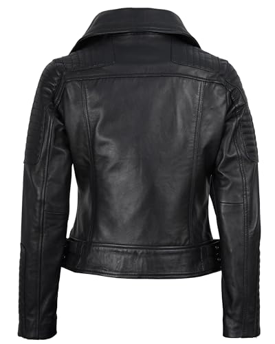 Premium Asymmetrical Women Leather Jackets - Real Lambskin Stylish Leather Jacket Womens For All Seasons