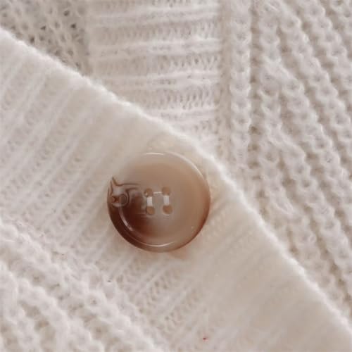 Fall and Winter Europe and The United States Women's V-Neck Lazy Loose Knit Jacket
