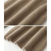 - Wool Sweater Dress Women's Trumpet Sleeve Slim Tight Knitted V Neck Pullover Fall Winter Mid-Long Tops