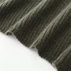 Women's Wool Dress Drawstring Style Pullover Fall Winter Cozy Slim Flare Cashmere Sweater A-Line Skirt