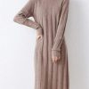 Women's Fall/Winter Wool Knitted Cheongsam Long-Sleeved Dress Elegant and Effortless