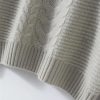 Women's Thick 100 Percent Cashmere Mock Neck Long Sleeve Pullover Fall Winter Basic Soft Warm Casual
