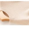 Women's Wool Mid Length Half High Collar Waist Knitted Warm Wrap Hip One Step Dress for Fall Winter