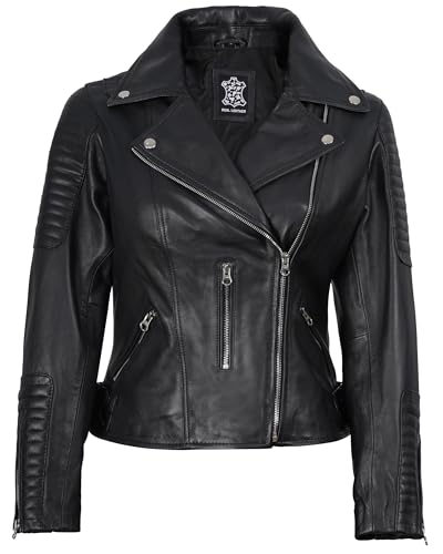 Premium Asymmetrical Women Leather Jackets - Real Lambskin Stylish Leather Jacket Womens For All Seasons