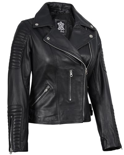Premium Asymmetrical Women Leather Jackets - Real Lambskin Stylish Leather Jacket Womens For All Seasons