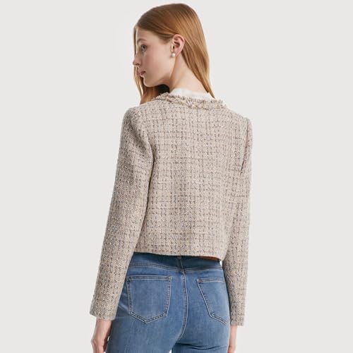 2025 Womens Casual Blazers Long Sleeve Work Office Open Front Suit Jacket Business Blazer