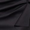 Women's Long 3/4 Sleeve V-Neck Side Ruched Gown (Reg and Petite)