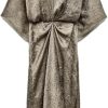 Women Slimming Midi Dress V-Neck Pleated Cinched Waist Flattering Dress Ladies Work Office Casual Fall Winter Dress