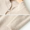 Women's Wool Knitted Cheongsam Chinese Style Long Sleeve Dress for Fall Winter