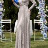 Long Sleeve Sequin Dress for Women Formal Gowns Sparkly V Neck Maxi Dress