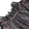 Women’s Holiday Party Dress Crewneck Long Sleeve Floral Lace Asymmetrical Solid