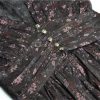 Women’s Holiday Party Dress Crewneck Long Sleeve Floral Lace Asymmetrical Solid