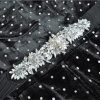 Women’s Velour Dress Stand Collar Long Sleeve Solid Color Lace-Up Dot Patchwork