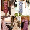 Women Floral Maxi Dress,2025 Fall Long Sleeve Casual Dresses,V Neck Boho Flowy Elegant Dress with Pockets