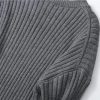 Women's Long Sleeve Knit Dress Belt Trim Ethereal Chic Fall Winter Warm Casual Midi Dress