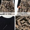 Women 2025 Fall Long Sleeve Crewneck Causal Business Church Work Teacher Outfits Ribbed Midi Dress with Pockets