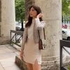 2025 Womens Casual Blazers Long Sleeve Work Office Open Front Suit Jacket Business Blazer