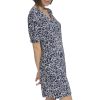 Women's Puff Sleeve Beach Blossom Dress