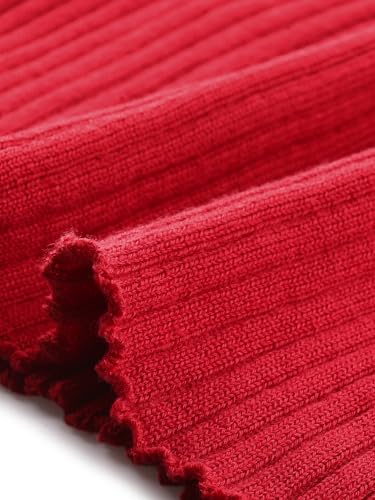 Women's Sweater Dress Ribbed Knit V Neck Long Sleeve Bodycon Slim Fitted Elegant Fall Midi Dress